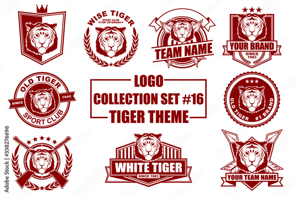 Logo Collection Set - Tiger Theme