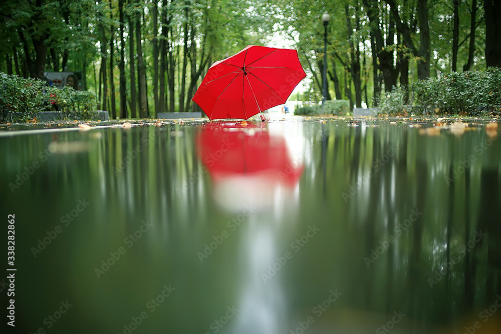 rain weather drops / wet weather concept, abstract drops and water jets, autumn rain