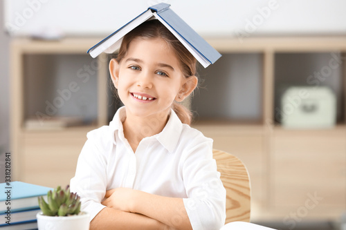 Smiling little girl with a ...