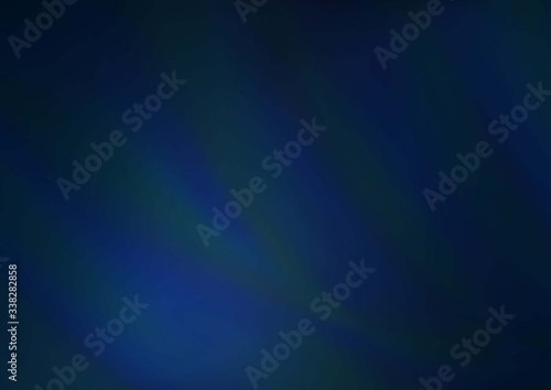 Dark BLUE vector blurred bright pattern. Colorful illustration in blurry style with gradient. A completely new template for your design. © Dmitry