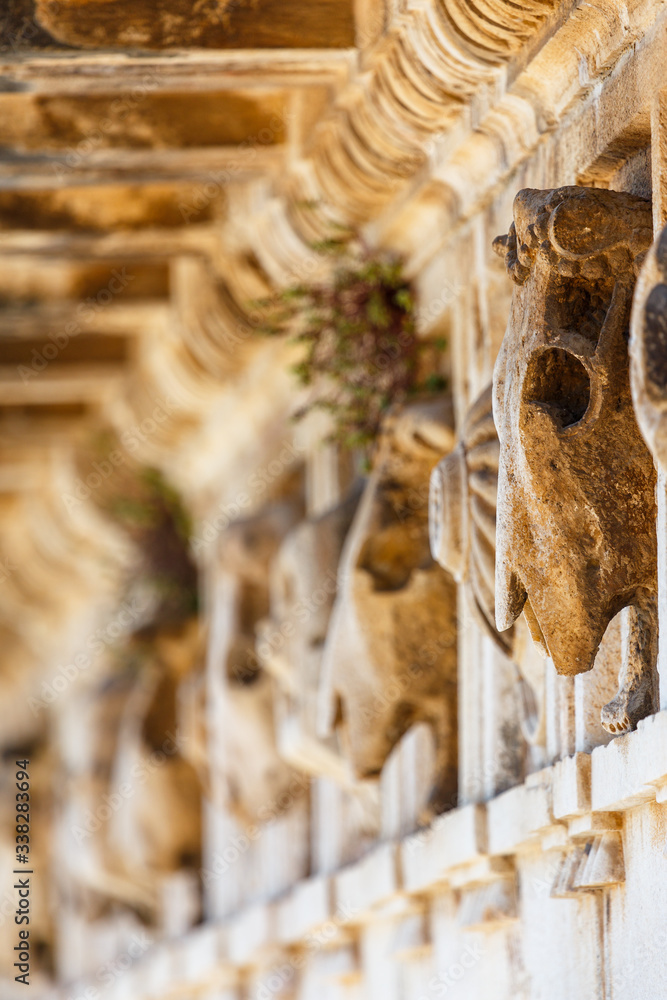 Fototapeta premium Detail of the fortification decoration in Zadar, Croatia
