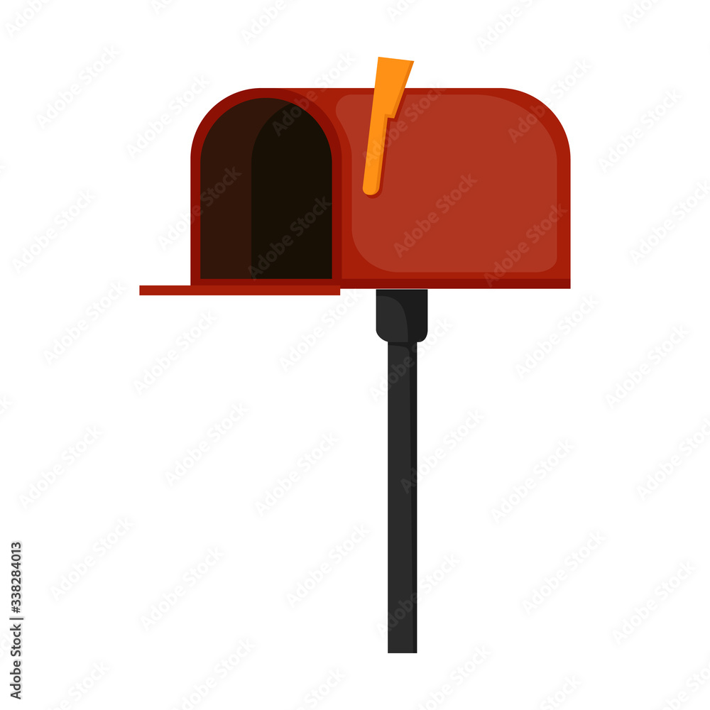 Mailbox vector icon.Cartoon vector icon isolated on white background mailbox. Mailbox vector icon.Cartoon vector icon isolated on white background mailbox.