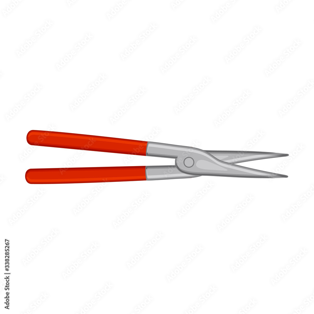 Garden scissors vector icon.Cartoon vector icon isolated on white background garden scissors. Garden scissors vector icon.Cartoon vector icon isolated on white background garden scissors.