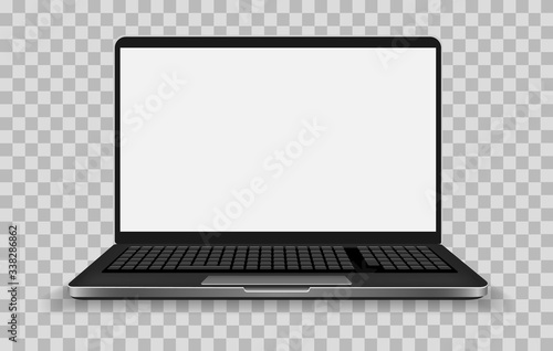 Laptop pc isolated on white