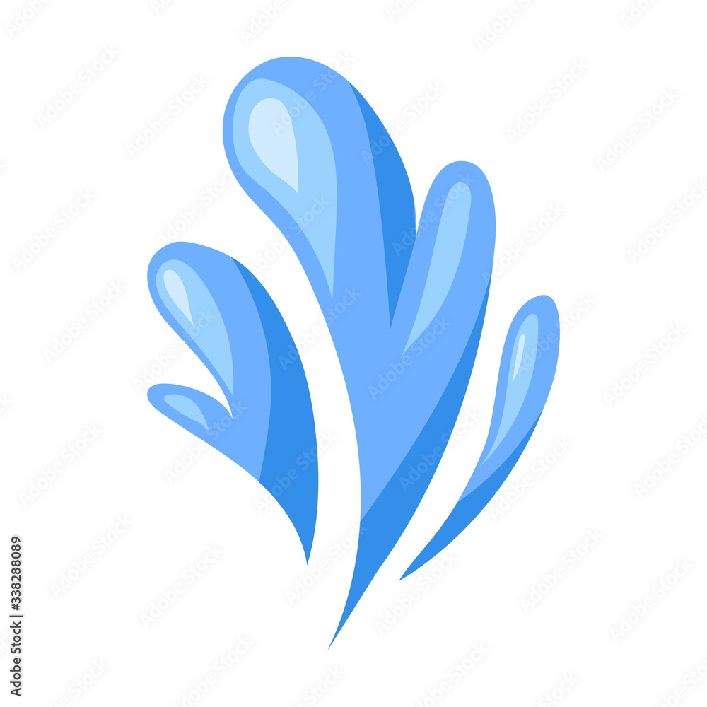 Water splash vector icon.Cartoon vector icon isolated on white background water splash. Water splash vector icon.Cartoon vector icon isolated on white background water splash.
