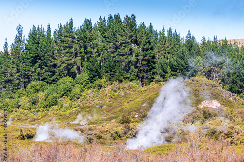 Crater of the Moon, hot springs in New Zealand