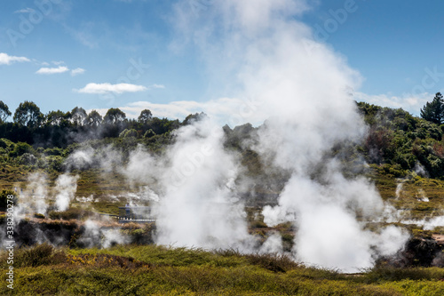 Crater of the Moon, hot springs in New Zealand