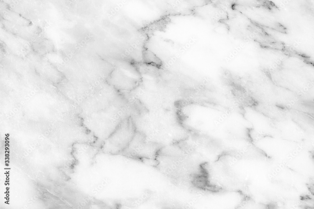 White marble texture background pattern with high resolution.