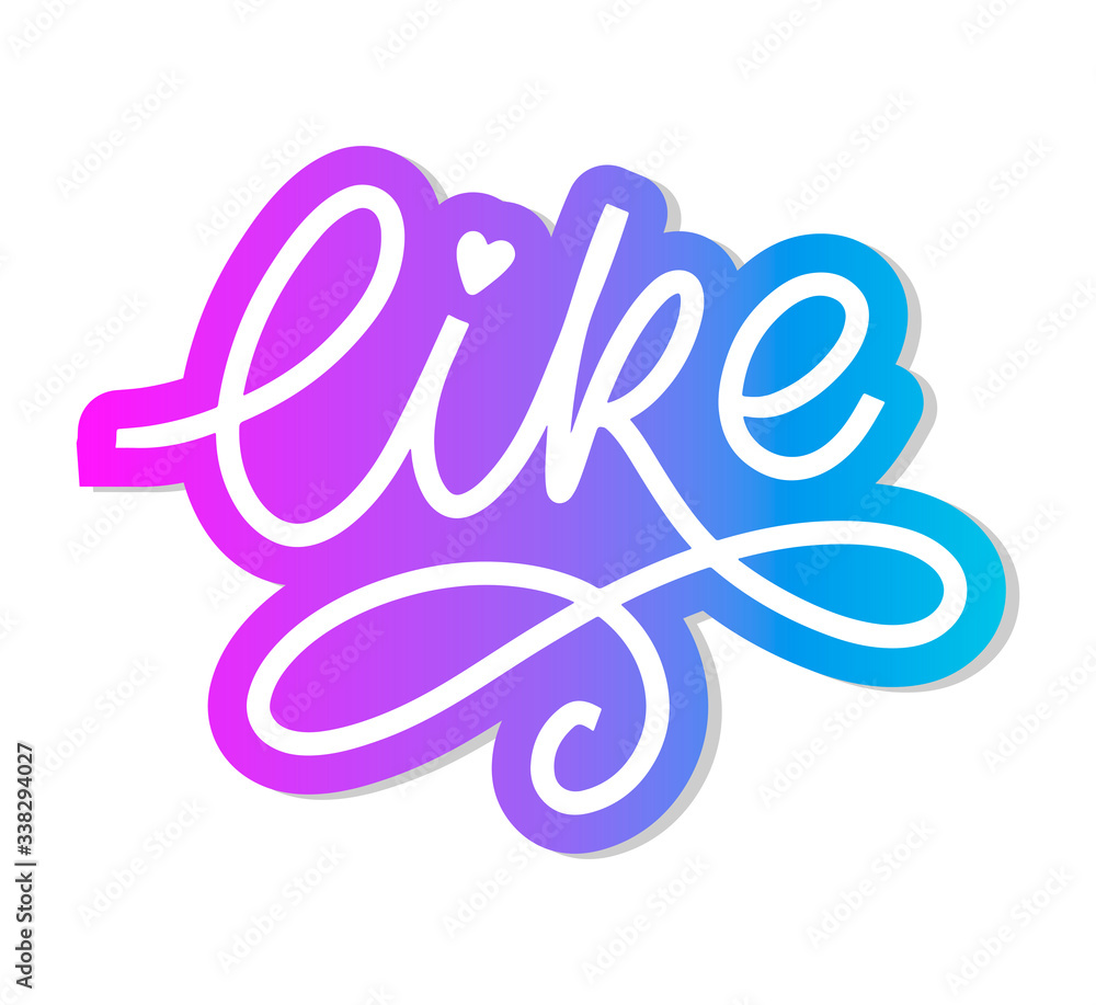 Like. Black lettering . Decorative letter. Hand drawn lettering. Quote. Vector hand-painted illustration. Decorative inscription. Motivational poster. Vintage illustration. Red heart. Like. Black lettering . Decorative letter. Hand drawn lettering. Quote. Vector hand-painted illustration. Decorative inscription. Motivational poster. Vintage illustration. Red heart.