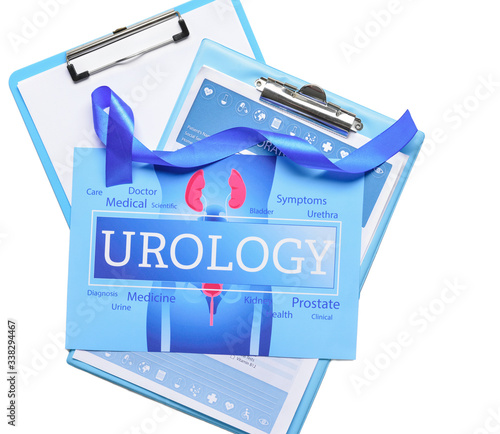 Paper sheet with text UROLO...