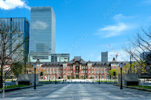 ほぼ無人の東京駅