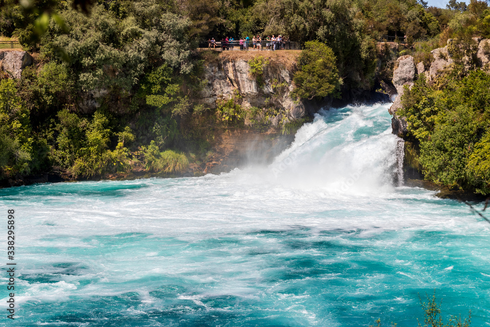 Huka falls, waterfall in New Zealand