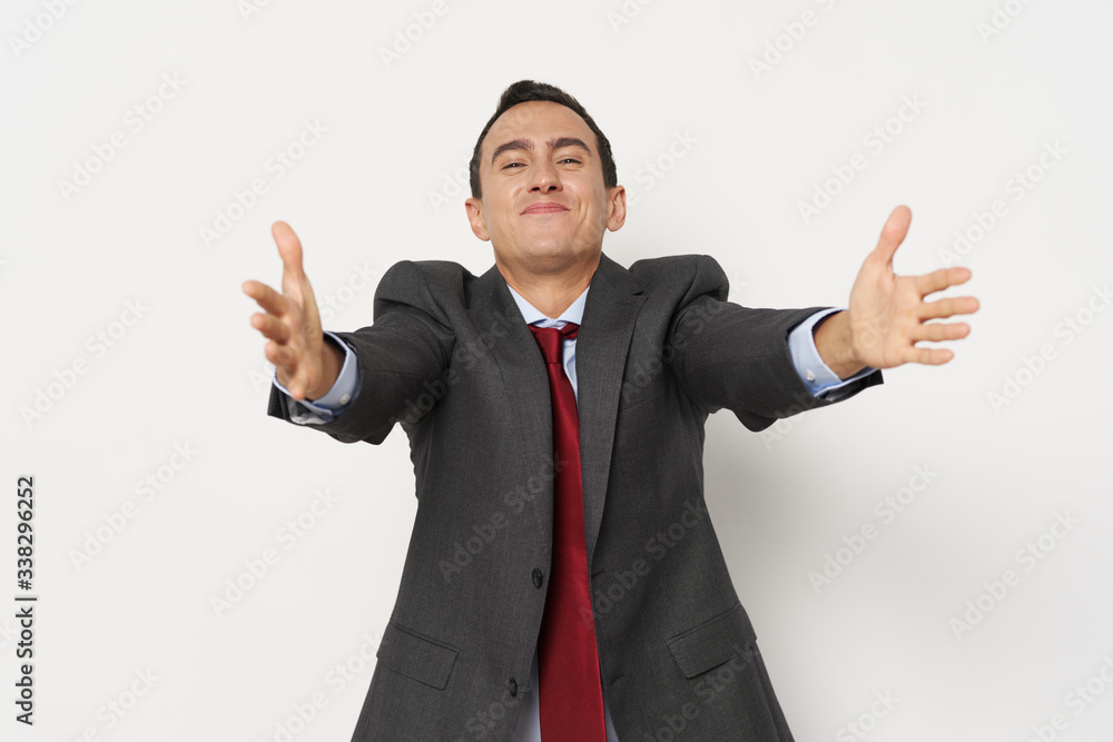 business man showing thumbs up business man showing thumbs up