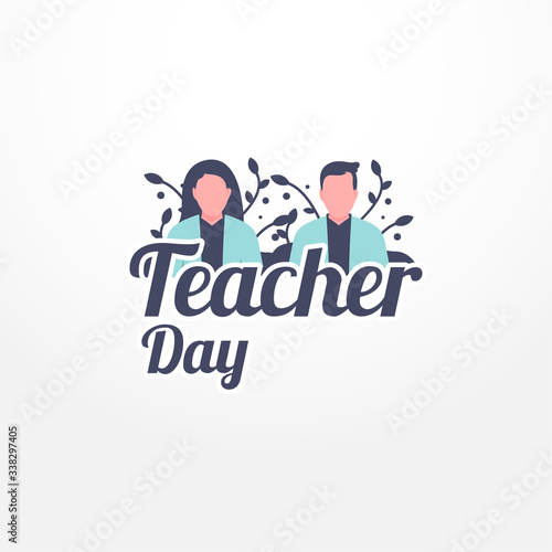 Happy Teacher Day Vector Design Illustration