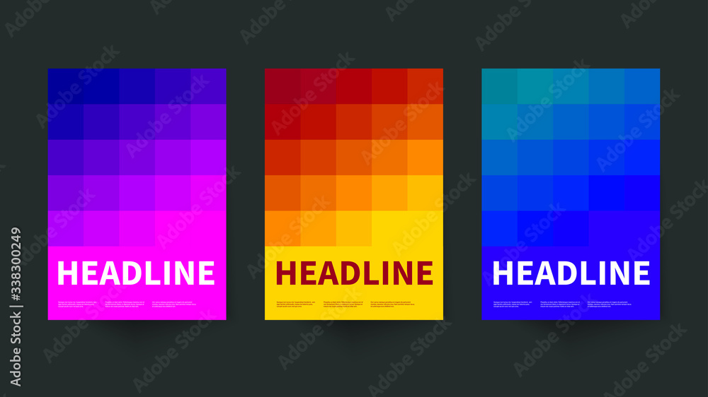 Fototapeta premium Set of posters