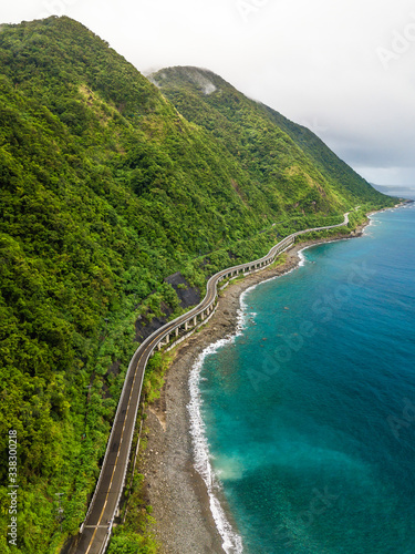 The Patapat Viaduct is a viaduct at the municipality of Pagudpud, Ilocos Norte, a coastal resort town on the northernmost tip of Luzon Island in the Philippines. photo