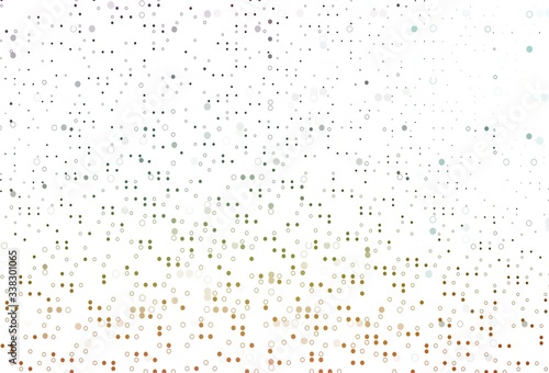 Light Multicolor, Rainbow vector template with circles.