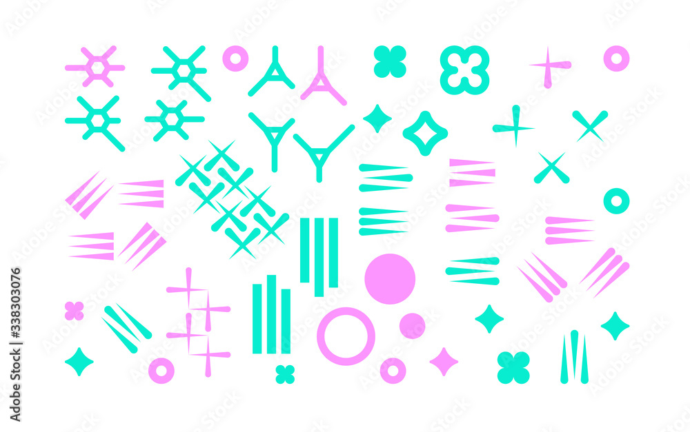 Set of geometric shapes. Memphis design, retro elements for web, vintage, advertisement, commercial banner, poster, leaflet, billboard, sale. Collection trendy vector geometric shapes. Set of geometric shapes. Memphis design, retro elements for web, vintage, advertisement, commercial banner, poster, leaflet, billboard, sale. Collection trendy vector geometric shapes.