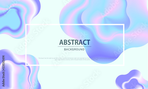 Abstract hologram fluid design element.