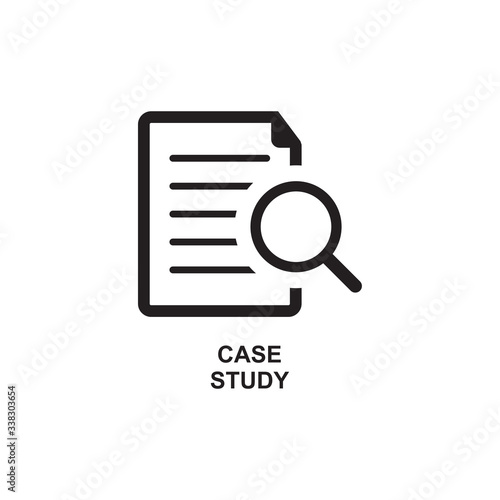 CASE STUDY ICON , SEO MAGNIFIER ICON
