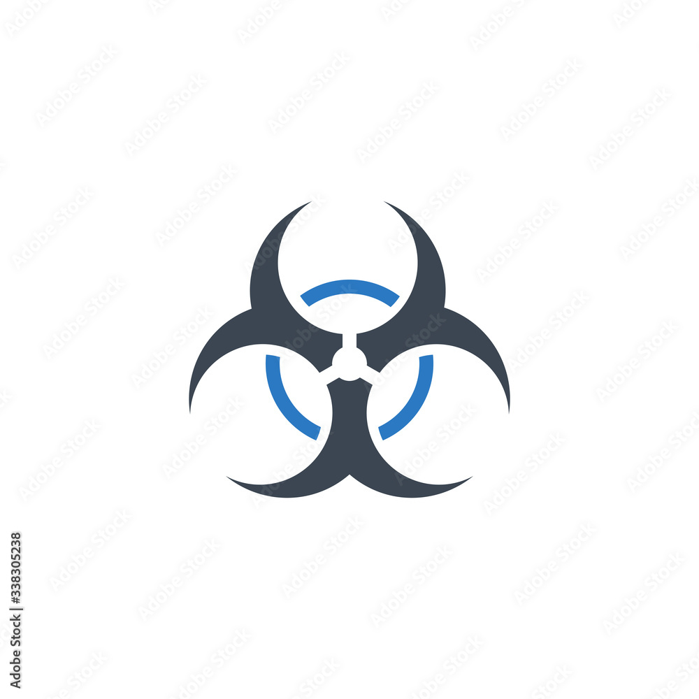 Biological Hazard related vector glyph icon. Isolated on white background. Vector illustration. Biological Hazard related vector glyph icon. Isolated on white background. Vector illustration.