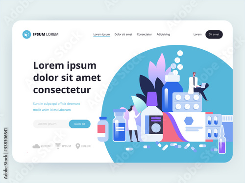 Medical scientists is developing an antiviral drug