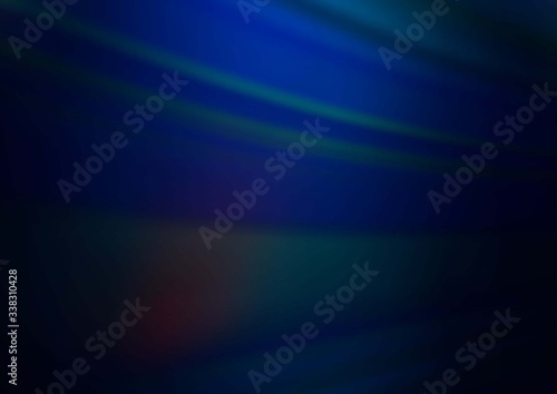 Dark BLUE vector modern elegant background. A completely new color illustration in a bokeh style. The template can be used for your brand book.