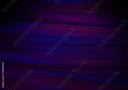 Dark Purple vector background with bent ribbons. Brand new colored illustration in marble style with gradient. Brand new design for your ads, poster, banner.