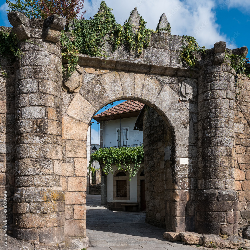 Medieval city gate Porta Nova (