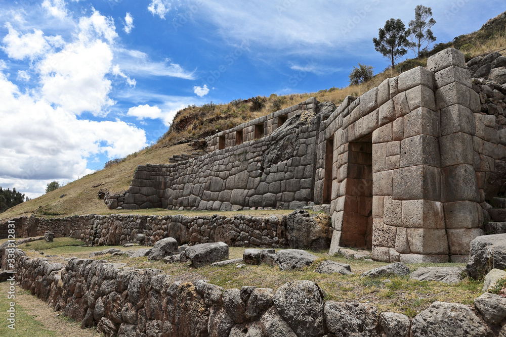 Die Ruinenstätte Tambomachay in Cusco,  Peru.