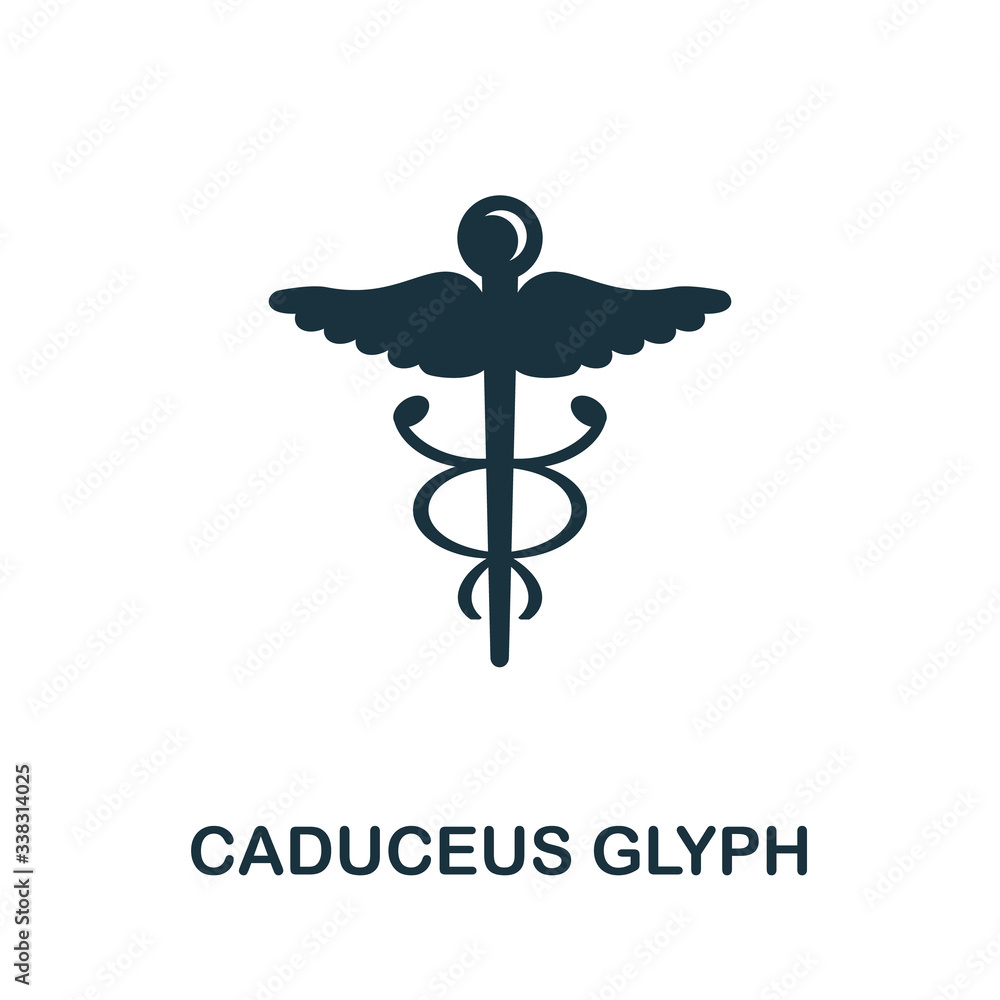 Caduceus Glyph icon set. Four elements in diferent styles from medicine icons collection. Creative caduceus glyph icons filled, outline, colored and flat symbols Caduceus Glyph icon set. Four elements in diferent styles from medicine icons collection. Creative caduceus glyph icons filled, outline, colored and flat symbols
