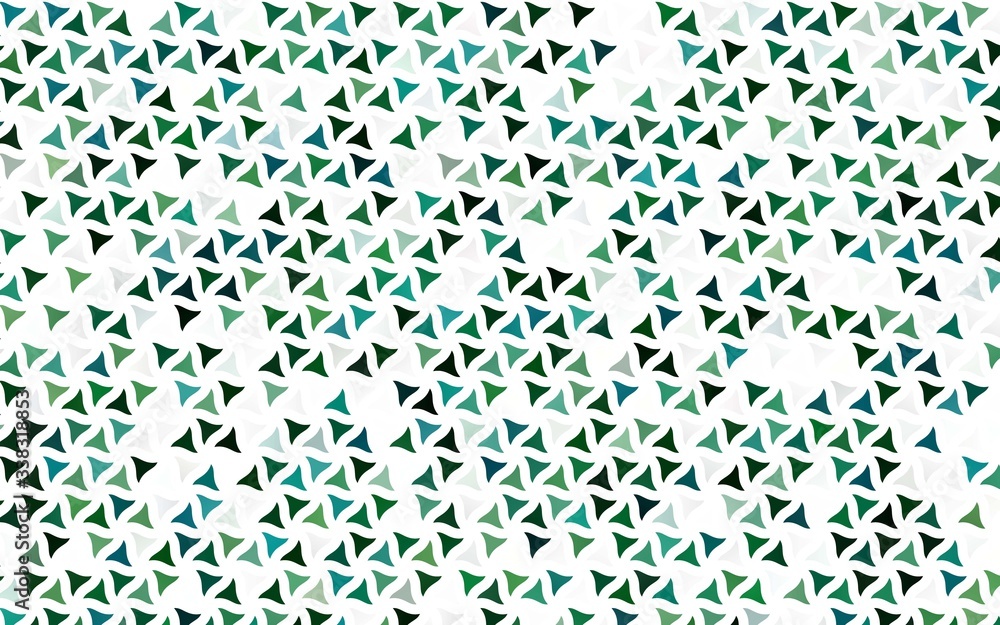 Light Blue, Green vector seamless template with crystals, triangles. Abstract gradient illustration with triangles. Pattern for design of fabric, wallpapers. Light Blue, Green vector seamless template with crystals, triangles. Abstract gradient illustration with triangles. Pattern for design of fabric, wallpapers.
