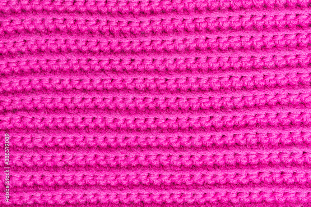 handmade back loop single crochet background in pink
