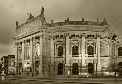 Burgtheater (Court Theatre) in Vienna. Austria © Andrey Shevchenko