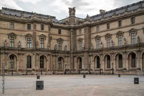 View of the Louvre Museum, Paris - France