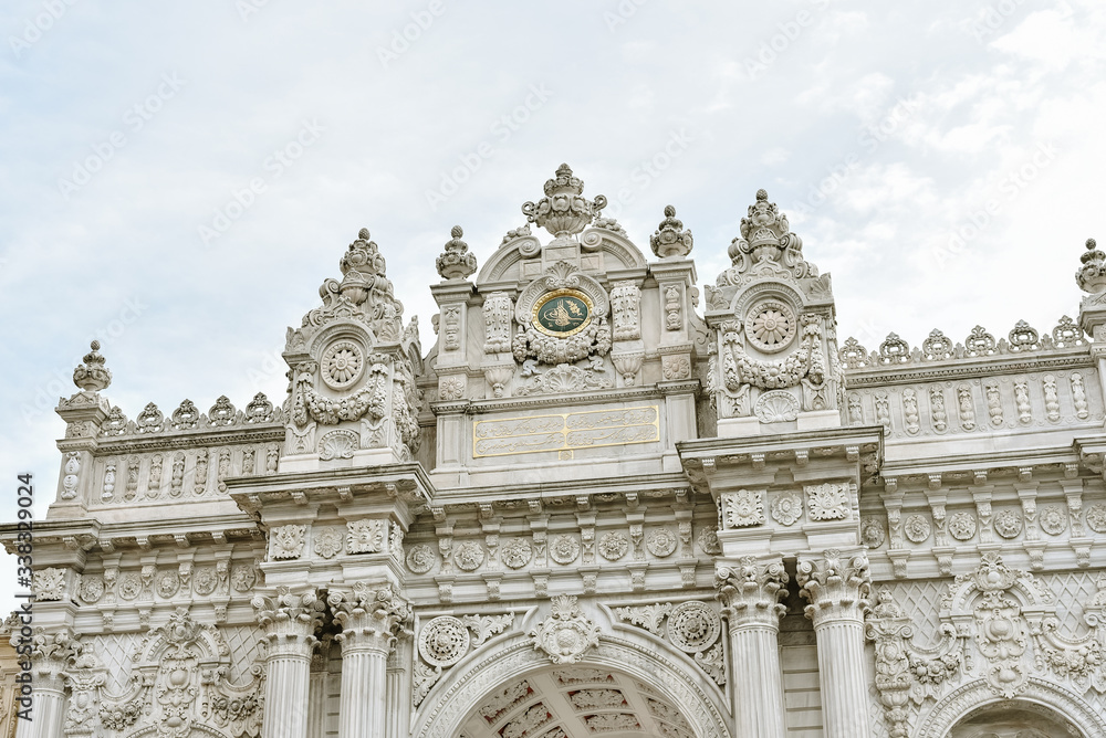 The Gate of the Sultan, Dolmabahce Palace, Istanbul, Turkey