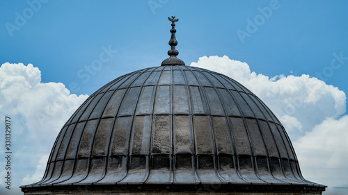 istanbul, Turkey - March 2018: The Dome of Suleymaniye Mosque,