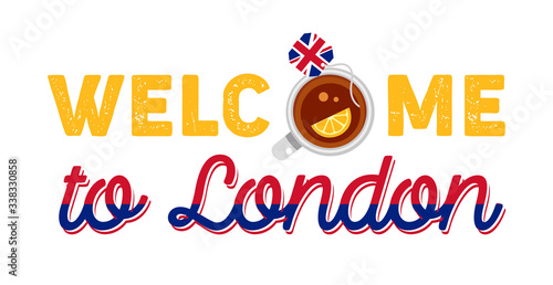Canvas Print Welcome to Great Britain