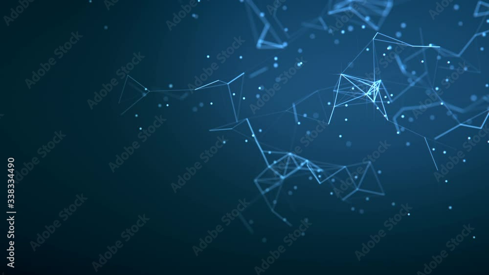 Abstract background. Molecules technology with polygonal shapes, connecting dots and lines. Connection structure. Big data visualization. Abstract background. Molecules technology with polygonal shapes, connecting dots and lines. Connection structure. Big data visualization.