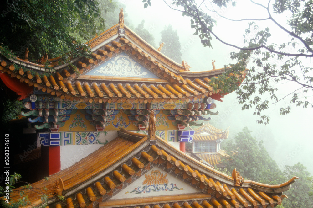 Sangingge Temple - Western Hills in Kunming, Yunnan Province, People's Republic of China Sangingge Temple - Western Hills in Kunming, Yunnan Province, People's Republic of China
