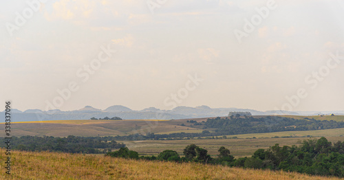 Rural landscape in southern Brazil Pampa biome area and livestock fields © Alex R. Brondani