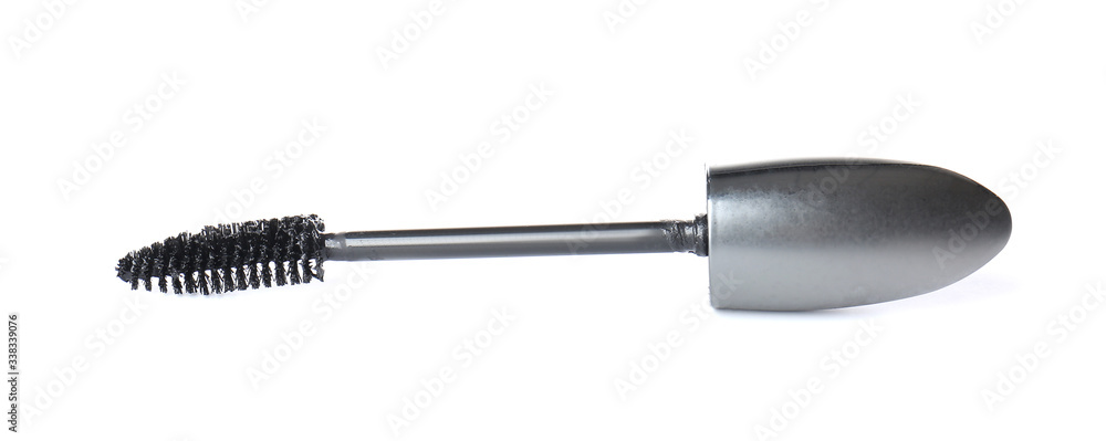 Black mascara on white background Black mascara on white background