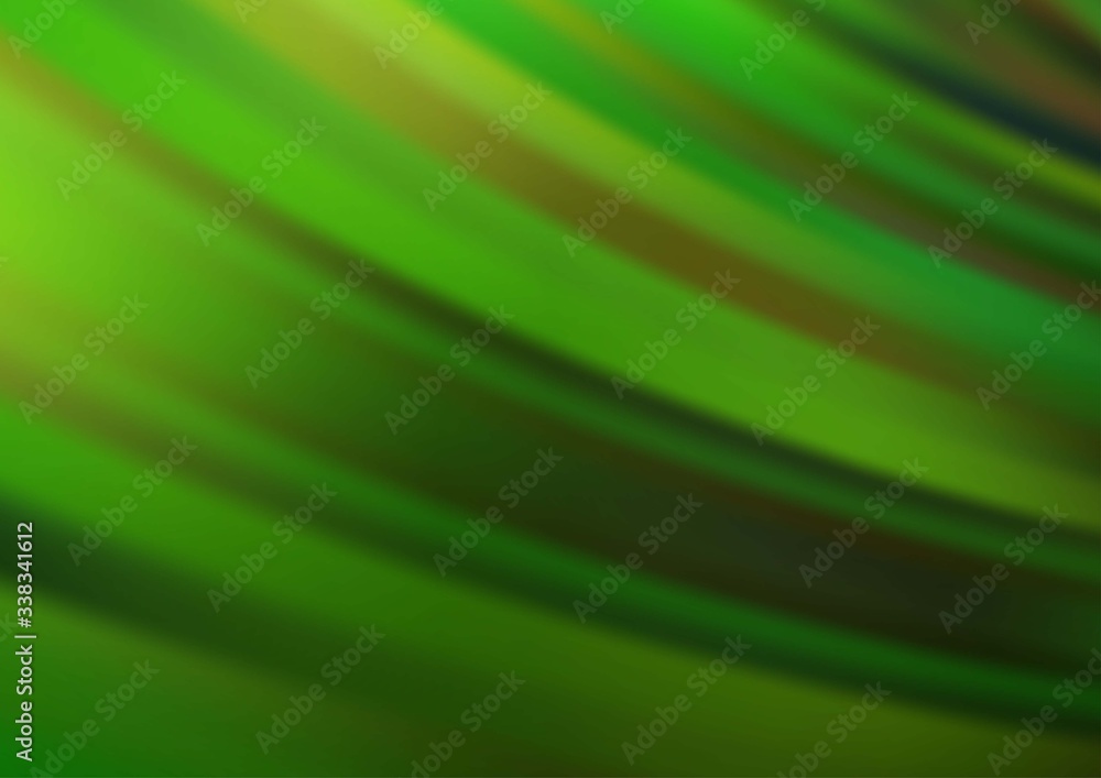 Light Green vector layout with flat lines. Shining colored illustration with narrow lines. Smart design for your business advert.