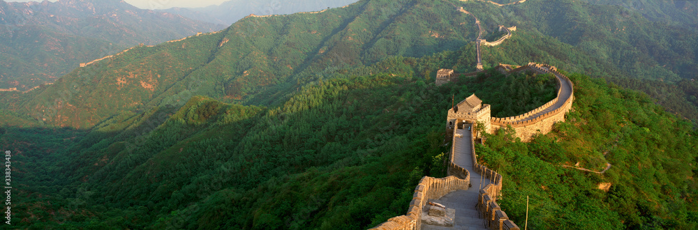 Φωτογραφία The Great Wall at Mutianyu in Beijing in Hebei Province, People's Republic of Ch