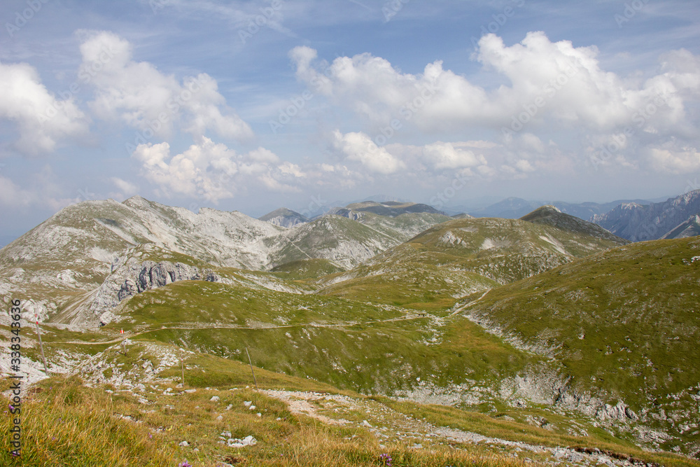 Fototapeta premium View of Hochswab Mountains, Alps, Austria.