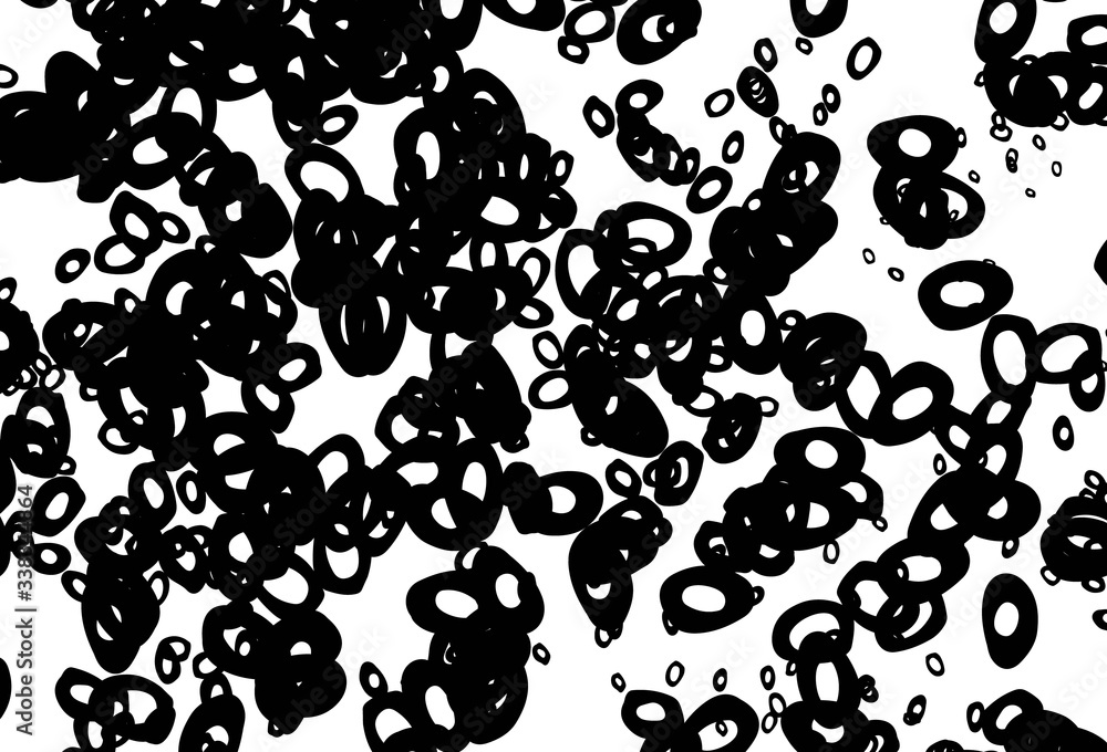 Black and white vector backdrop with dots.