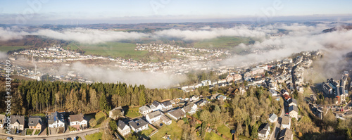Wallpaper Mural Eifel, Ardennen, Ösling, Luxemburg, Landschaft, Nebelstimmung Torontodigital.ca