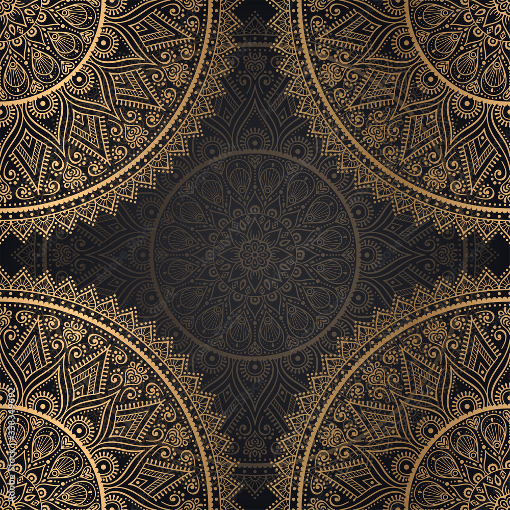 Naklejka premium luxury ornamental mandala design background