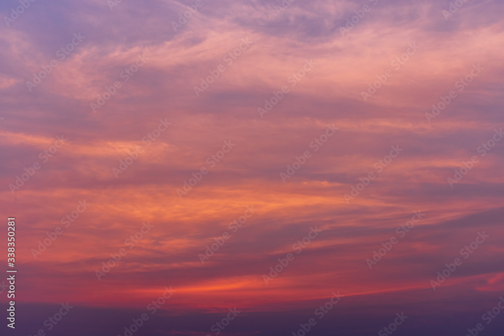 Low Angle View Of Dramatic Sky During Sunset