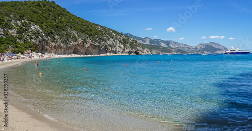 The beach of Cala Luna in Sardinia  Gulf of Orosei 